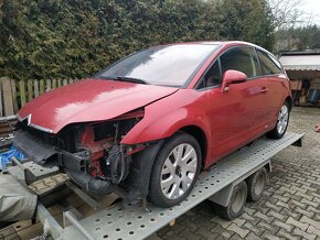 Citroen C4 Coupe čelní okno bronzové pokovené - 2