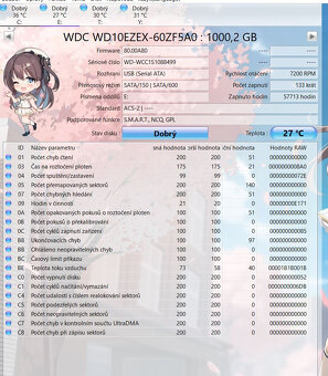 3.5" SATA HDD WD Blue, 1 TB - 2
