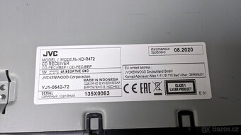 Funkční Autorádio JVC KD R472 - 2