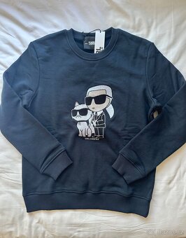 Karl Lagerfeld woman dark blue sweatshirt - 2