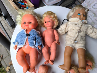 Staré panenky 6ks, panenka,staré hračky, mix - 2
