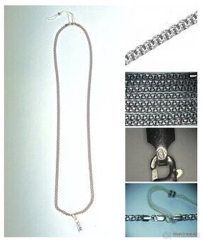 Stříbrný řetízek Bismark 60cm 9.69g ryzosti 925 - 2