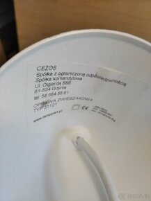 Lustr skleněný kulatý - 2