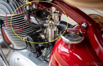 Sací potrubí - Jawa 500 OHC ŠNEK - 2