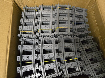 City koleje (náhrada) rovinky, zatáčky, vyhybky 110kusů - 2