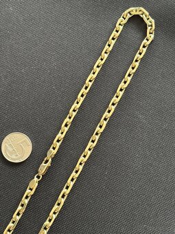 100,5 G Zlato, zlatý řetízek, řetěz anker NOVÉ - 2