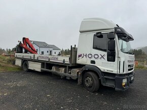 Iveco 120E25, bočnice, ruka, dvouosý valník - 2