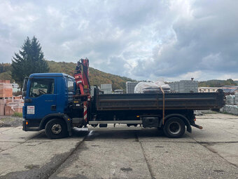 MAN TGL 12.220 kontejner hák 7tun + ruka Palfinger 9001 - 2