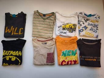 Chlapecká trika vel. 110 CENA ZA VŠE - 2