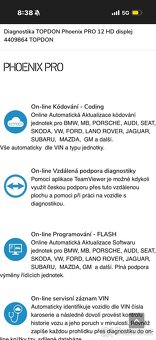Prodám profi diagnostiku topdon Phoenix pro - 2