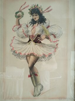 obraz TANEČNICE S VĚNEČKEM, Jaroslav Štika - 2