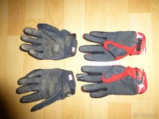 1xMotocrosové rukavice NoFear-červené (junior) - 2