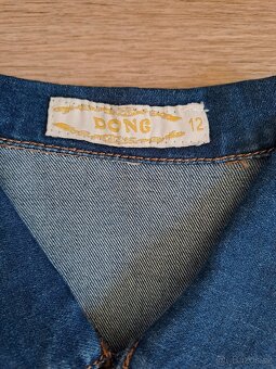 Džínová bundička vel. 12 let pavouček - 2