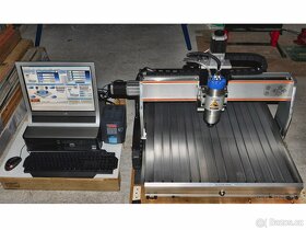 CNC frézka 3D nebo 4D na neželezné kovy 600x800mm - 2