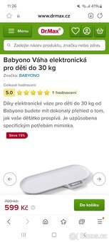 Prodám kojeneckou váhu babyono - 2