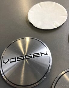Středové pokličky / samolepky na kola VOSSEN hliník 56 mm - 2