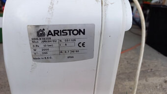 Elektrický ohřívač vody Ariston ARKSH 5 U, beztlaký, spodní - 2