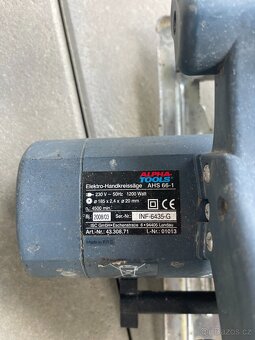 Prodám okružní pilu ALPHA TOOLS AHS 66-1 - 2