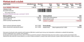 Zyxel router - 2