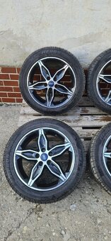 Alu kola r17 5x108 ford Toureo, connect, nové letní 205/55 - 2