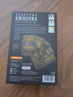 Karetní úniková hra - opuštěná knihovna - 2