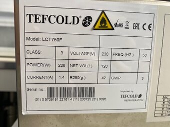 Chladící vitrína TEFCOLD LCT750F - 2