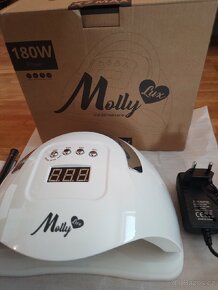 UV lampa 180W na umělé nehty, pouzita 2x, vc. základní sady - 2