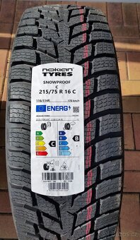 215/75 R16C 116/114 R NOVÉ zimní pneumatiky NOKIAN - 2
