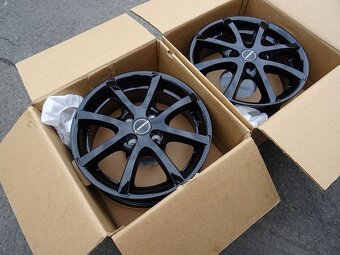 Alu disky černé Borbet, 16", 4x100, ET 40, šíře 5,5J - 2