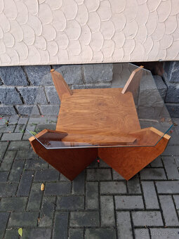 Starý konferenční stolek - Art deco - 2