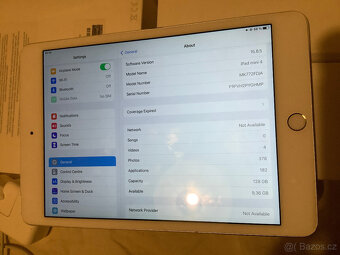 Apple iPad Mini 4, 128GB, Wi-Fi+Cellular, stříbrný, TOP STAV - 2