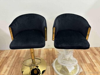 Elegantní barové židle – nové, komplet 2 ks - 2