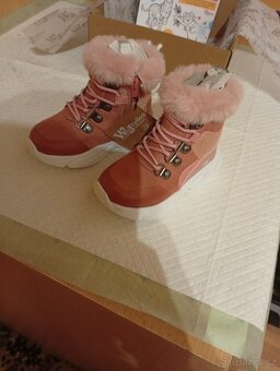 Kotníkové boty ZATEPLENÉ, stabilní, pohodlné, lehké kotníkov - 2