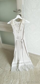 Bavlněné přirodní šaty vel.S - 2