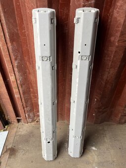 Stropní prachotěsné svitidlo, zářivka 2ks - 2