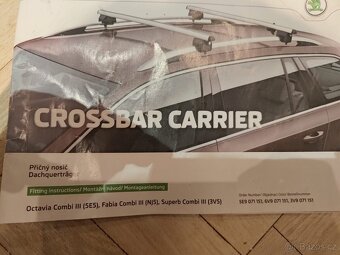 Příčný nosič /příčníky / nosníky Superb, Octavia, Fabia - 2