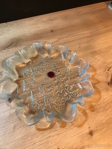 Skleněný Vánoční talíř - 2