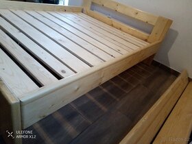 nová postel 160x200 smrk - 2