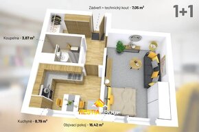 Družstevní byt 1+1 35 m2, Jilemnického, Ústí nad Orlicí - 2