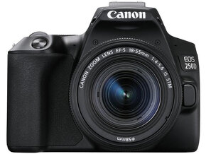Canon EOS 250D černý + EF-S 18-55mm + EF 50mm f/1,8 + brašna - 2