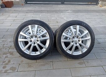 Alu kola 5x112 r18 s pneu (mb111) - 2