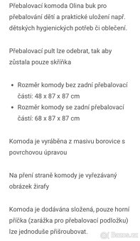 Přebalovací komoda Puppolina Olina - 2