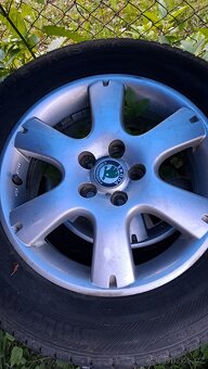 Prodám pneumatiky letní ALU Škoda Golf - 2