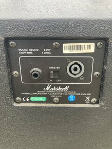 Marshall MBC 810 - baskytarový reprobox, 8x10 - 2