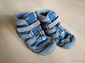 Zimní barefoot boty Keen KNOTCH CHUKKA CHILDREN steel grey/b - 2