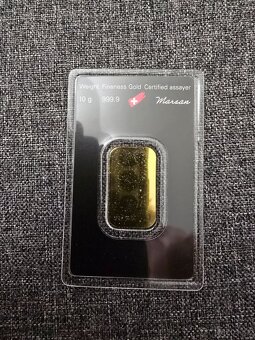 Zlatý slitek 10 g Argor Heraeus - 2