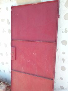 kovové dveře s rámem 98 cm x 205 cm - 2