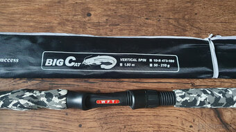 Sumcový prut WFT Big Cat Vertical Spin, 1.80 m - 2