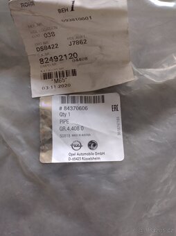 Opel Insignia B trubka oleje - 84370606 - 2