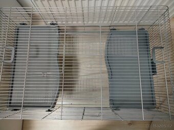 Klec pro hlodavce ZOLUX Panas Colour 80 se skleněným dnem - 2